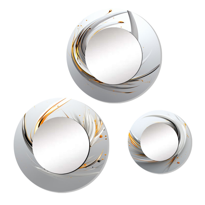 Metheny Metal Round Mirror