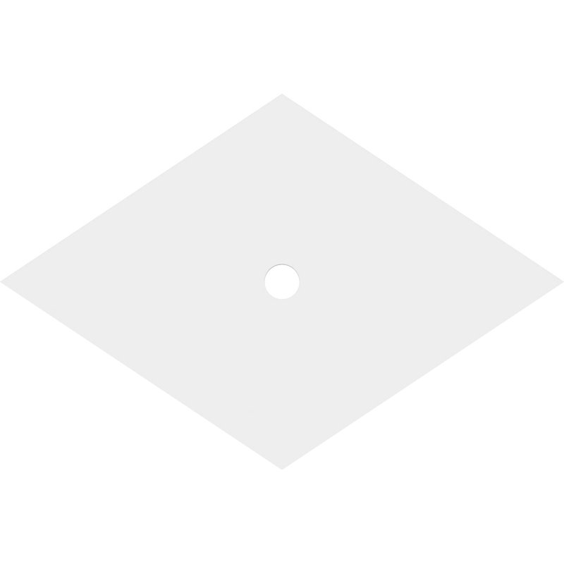 Diamond Architectural Grade PVC Contemporary Ceiling Medallion