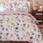 Climbing Rose Stripe Reversible Cotton Duvet Cover Set-134836052