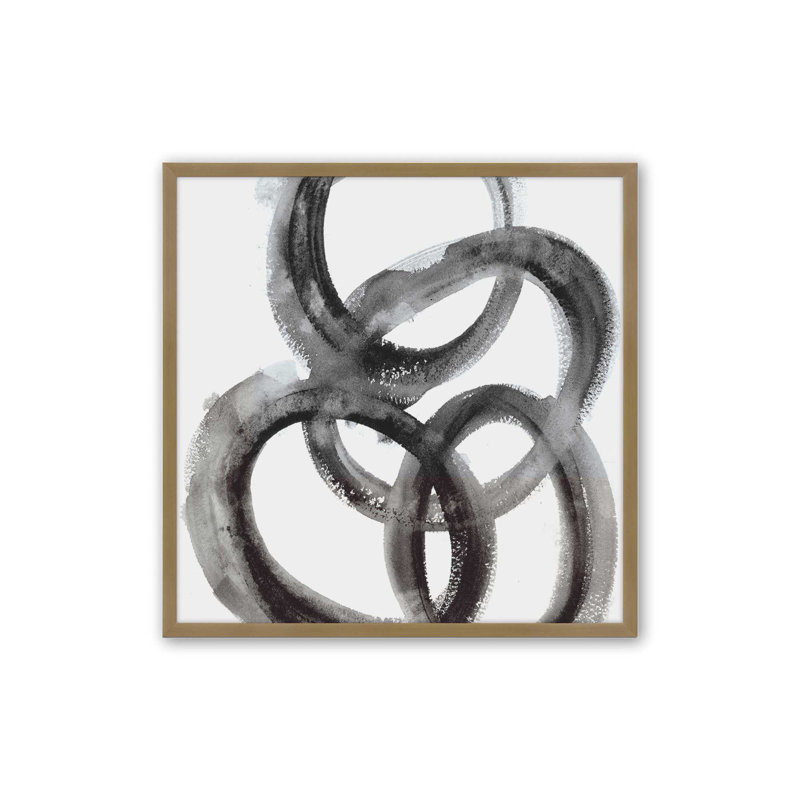 Impression sur toile entrelacée, H 13,75 po x l 13,75 po, Or brossé