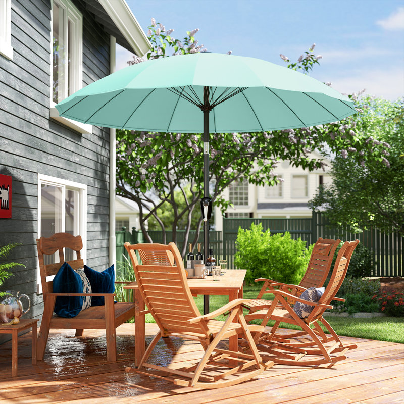 203cm Market Parasol, Teal