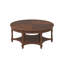 Table basse vintage ovale avec tiroir et tablette de rangement, table de cocktail antique de 45 po, table d'appoint de style champêtre français pour le salon-133599090