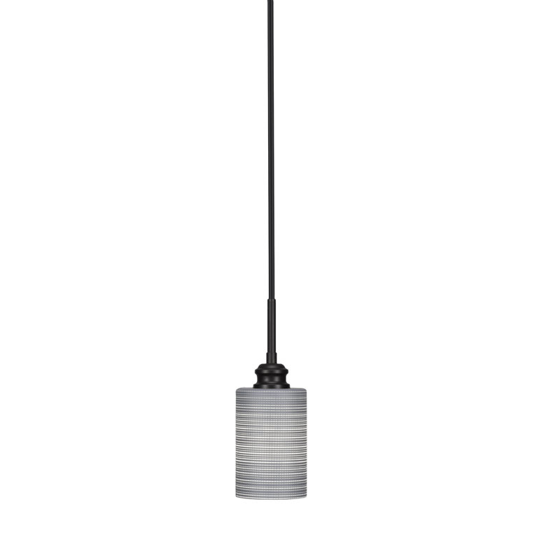 Edge Cord Mini Pendant, Gray, Espresso