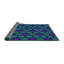 Tapis décoratif vert géométrique-1991977818