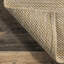 Tapis beige en coton fait à la main Parnell Farmhouse-23859629