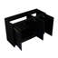 Meuble-lavabo 48 po avec lavabo en résine et porte à fermeture douce authentifiée - châtaignier noir