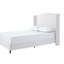 Tête de lit pour lit très simple 54 po - Revêtement de chambre à coucher minimaliste Chenille-1028853528