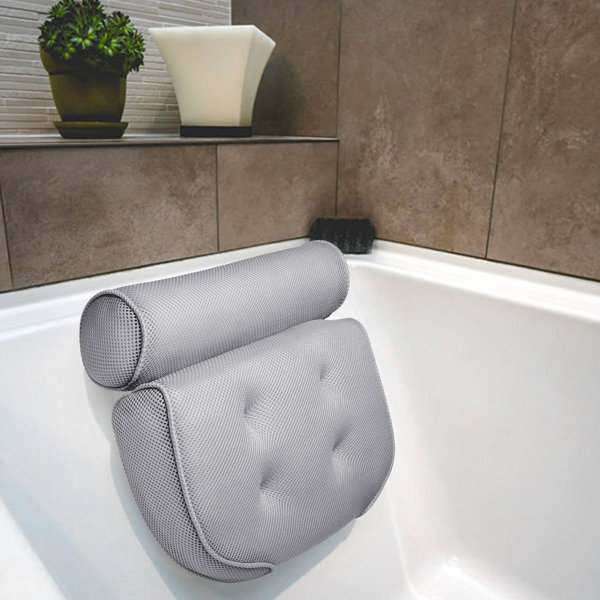 Non-Slip Suction Bath Pillow for Spa Bathtub Cushion Rebrilliant