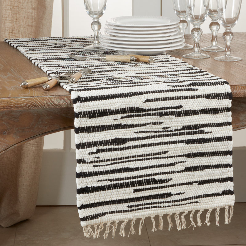 Callis Striped 100% Cotton Table Runner