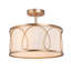 Plafonnier cylindrique semi-encastré 3 lumières Azie