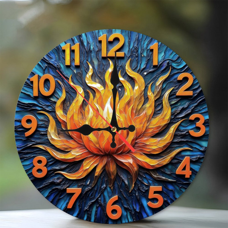 Horloge Fiery Lotus