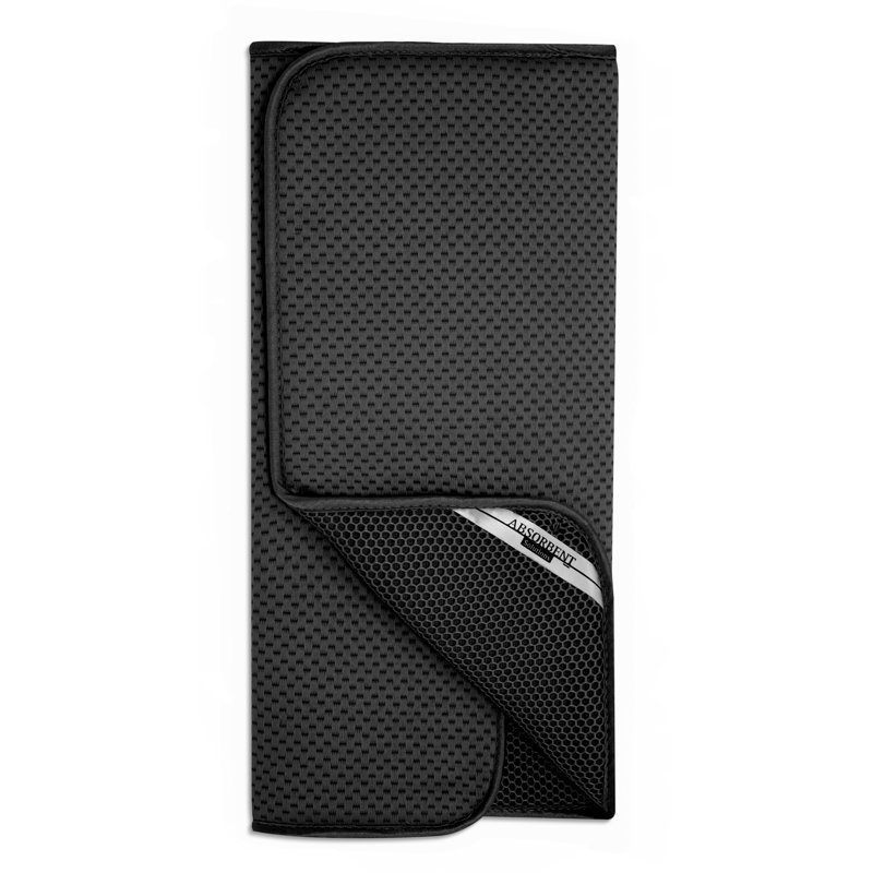 Tapis de séchage en microfibre, Noir
