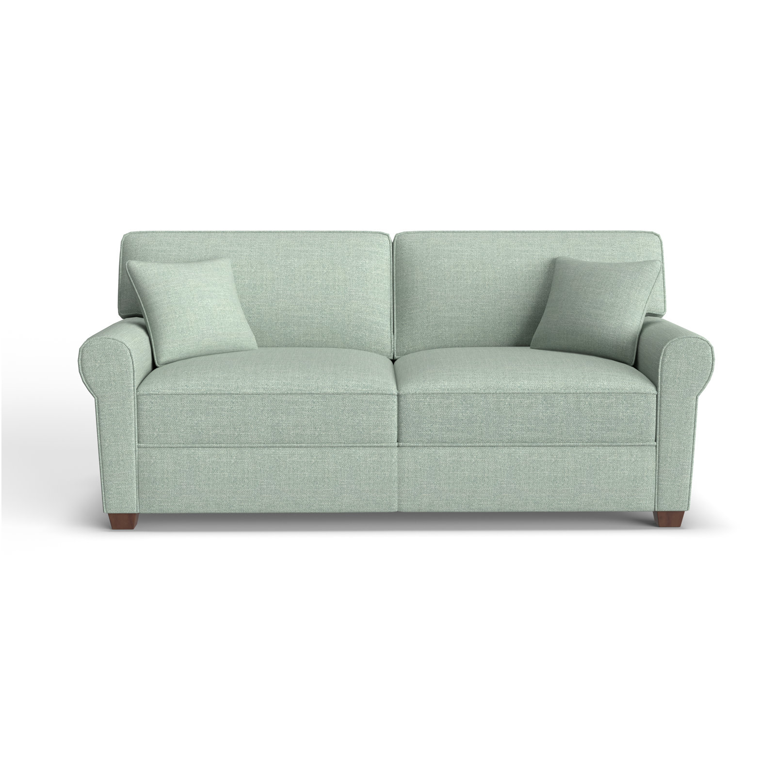 Shannon 36" Sofa Bed, Dark Walnut, Conversation Capri Basketweave