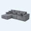 Canapé modulaire en forme de L 109 po avec assise profonde et méridienne gauche 109 po-1720795643