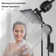 Filtered Rain Shower Head, High Pressure 8?Square, And 5 Settings Handheld Shower Filter Combo With Self-Adhesive Holder/1.5M Hose