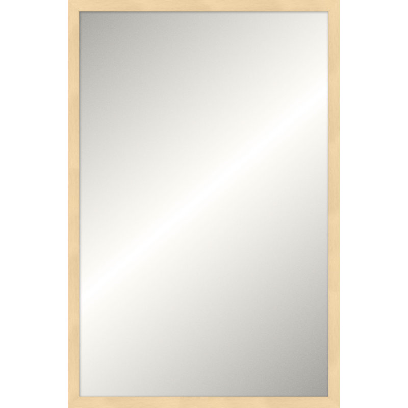 Davenport Solid Wood Mirror, 71.75" x 43.75", Rectangle, Blonde Maple