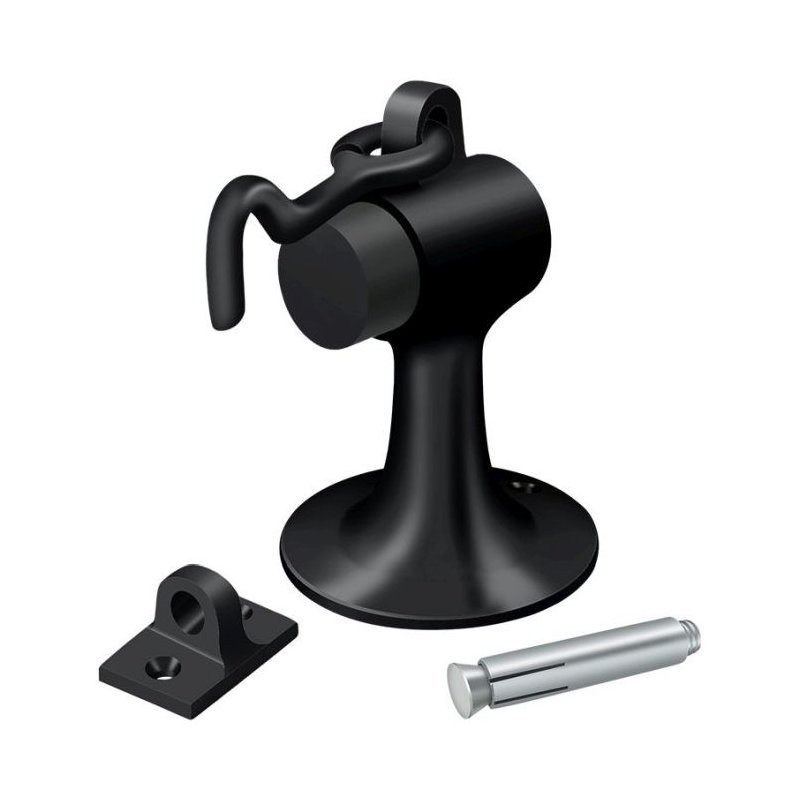 Door Stop, Painted Black