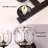Modern Crystal Wall Sconce With Switch - 2-Light Black Vanity Lighting Fixture For Bathroom, Bedroom, Living Room, And Stairway