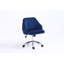 Chaise de travail en velours Julie-71006157