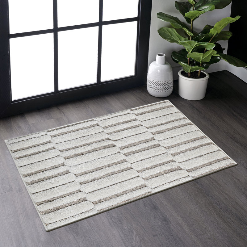 Tapis contemporain d'intérieur, Rectangle 6'7" x 7'9"