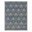 Elyse Marlow Transitional Floral Navy Blue/Ivory Polypropylene Area Rug-93416374