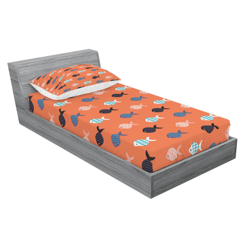 Microfiber Sheet Set, Twin XL Sheet Set with Fitted Sheet