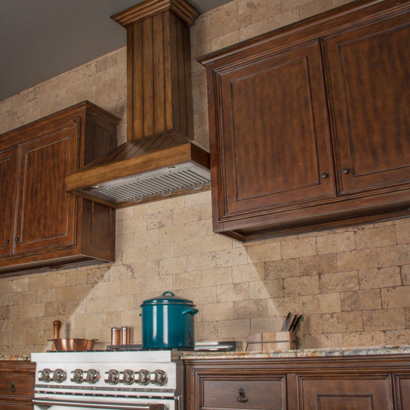 ZLINE Range Hood Chimney Extension for 12 ft. Ceilings, Rustic Light