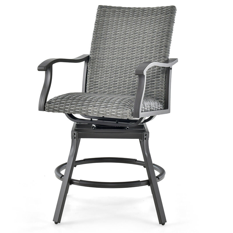 Tabouret de comptoir d'extérieur 26 po Bahos