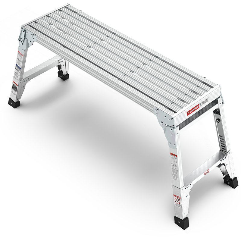 Escabeau de travail de grande taille, banc de travail portatif pliable