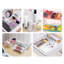 Ensemble de 25 tiroirs en plastique transparent empilables 4 tailles