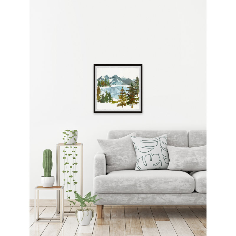 Frozen Lake - Single Picture Frame Painting, 81cm H x 81cm W