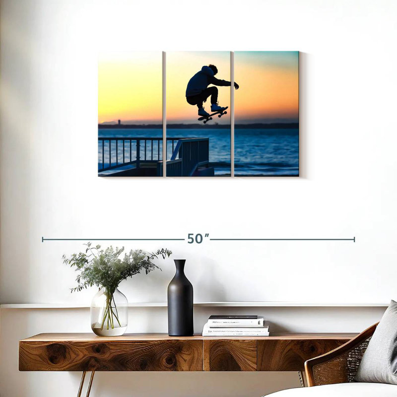 Beachside Skateboard Jump, H 20 po x l 33 po