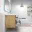 Ensemble de meuble-lavabo double mural 60 po Audrieana-1270864576