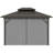 Toit rigide 10 pi L 10 pi. D Auvent en aluminium