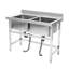 Belfry Kitchen Ronan 600mm W Double Bowl Stainless Steel Farmhouse / Apron Kitchen Sink 0