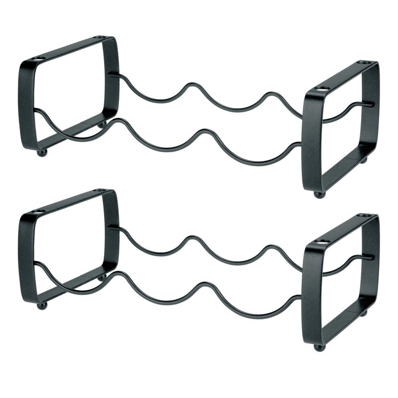 Sandnes 6 Bottle Tabletop Wine Bottle Rack, Matt Black