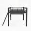 Lit mezzanine avec bureau Gaming