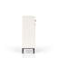 Spacious Bar Cabinet In White+pecan, 36.47 In. Depth, Modern Look 39 Package Depth With Interior And Soft Close Features