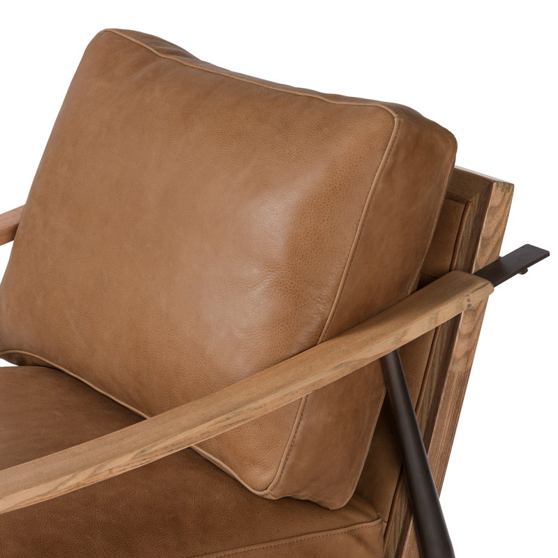 Kempsey Chair, Palermo Cognac Genuine Leather