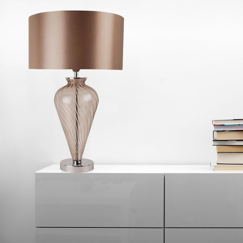 Mariefred Metal Table Lamp, Mocha, Mocha