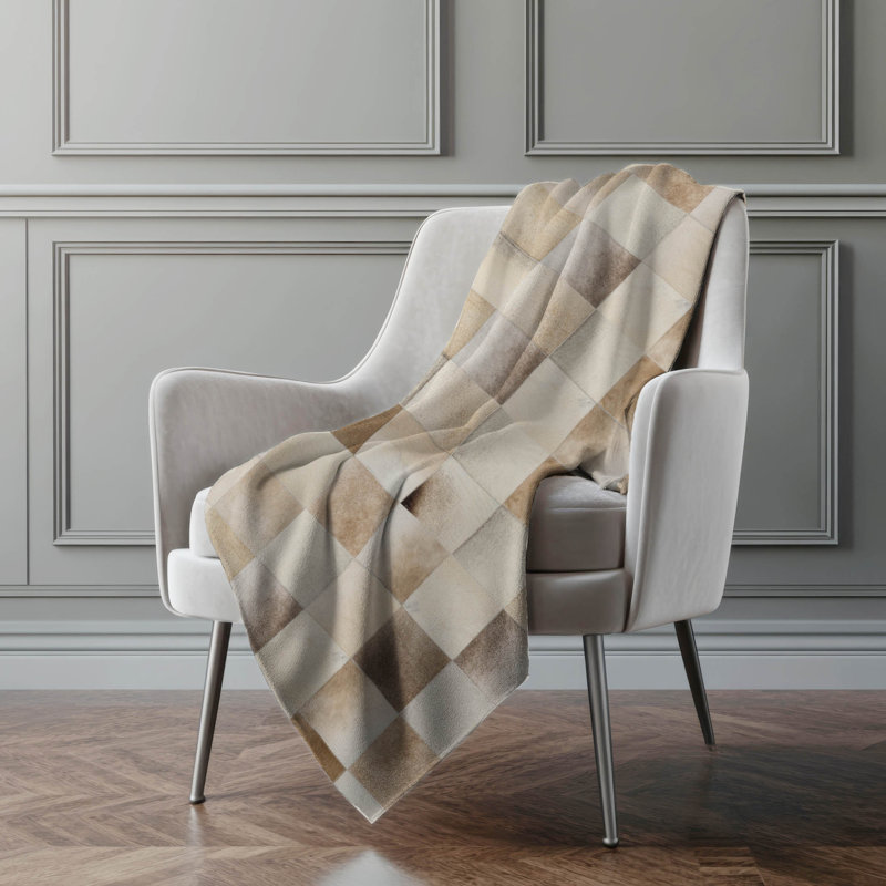 Jeté en sherpa Addison, Taupe
