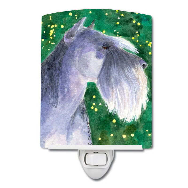 Schnauzer Ceramic Night Light