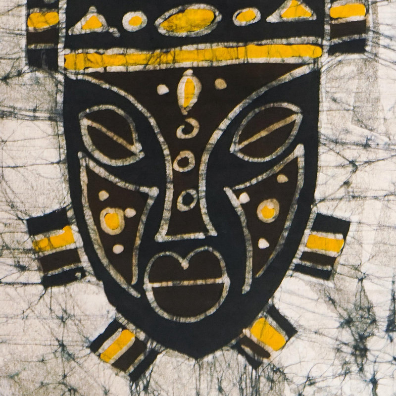 Hand Woven Plastic / Acrylic Tapestry