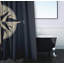 Rideau de douche simple Matawan-188713865