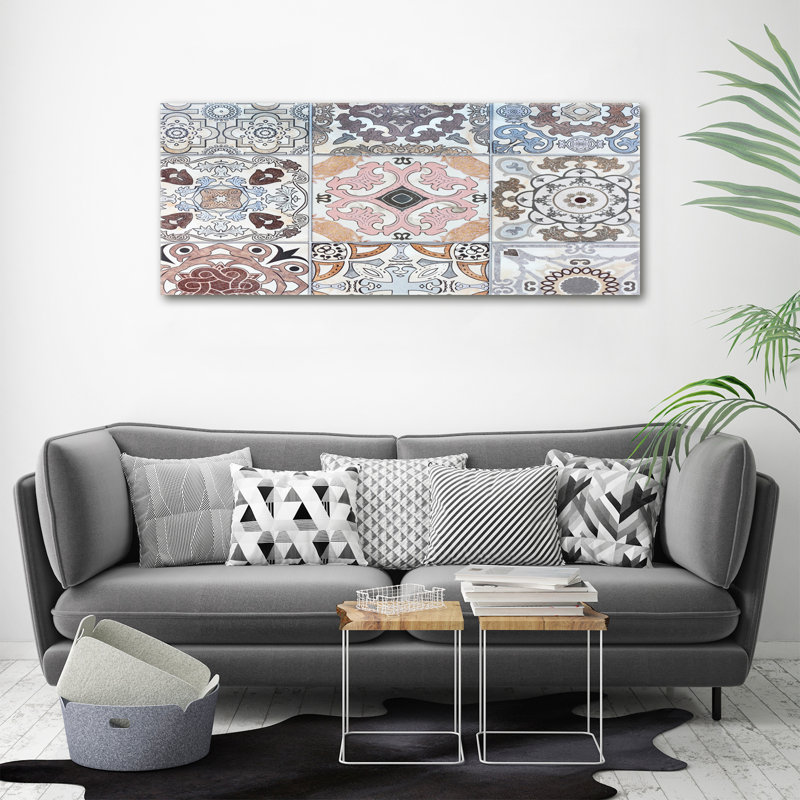 Ceramic Tiles - Wrapped Canvas Print