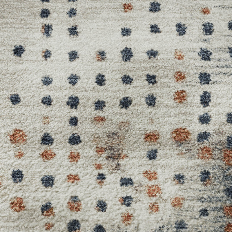 Premium Machine Washable Mouton Geometric Rug, Rectangle 1'8" x 2'6"