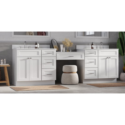 Meuble-lavabo double 108 po Disar