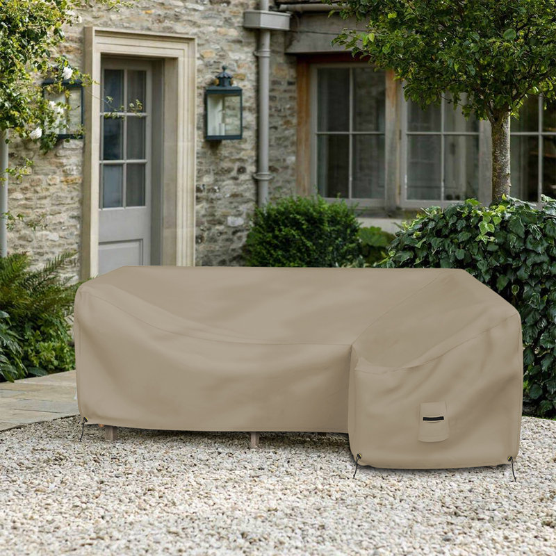 Outdoor Cover, 78.7cm H x 210.8cm W x 81.3cm D, Beige