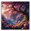Art mural en verre épique «Dreams And Windchimes» par Rey Klimt, 24 po x 24 po-1294200724