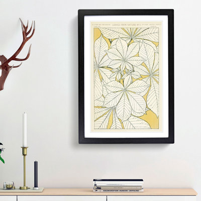 Leaves from Nature No. 1 by Owen Jones - Picture Frame Painting Print